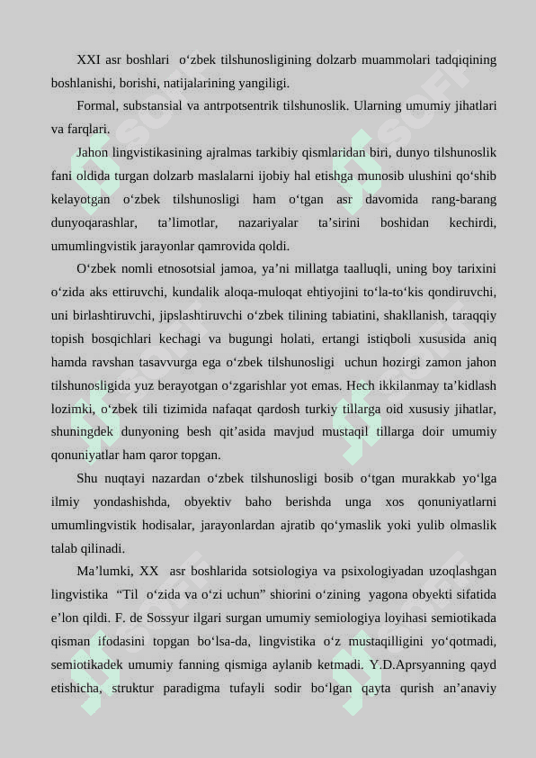 O‘ZBEK TILSHUNOSLIGI TARAQQIYOT BOSQICHLARI 4