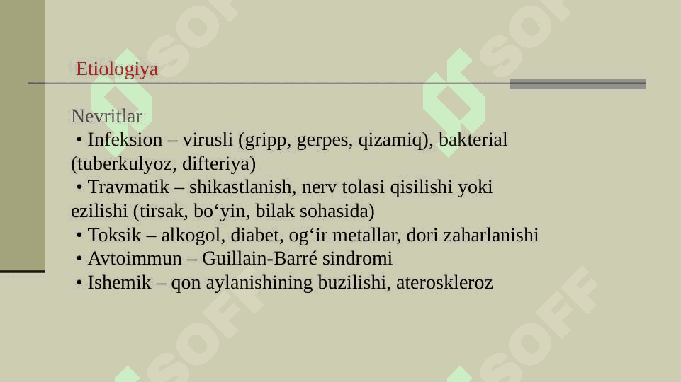 NEVRITLAR VA POLINEVROPATIYALAR 3