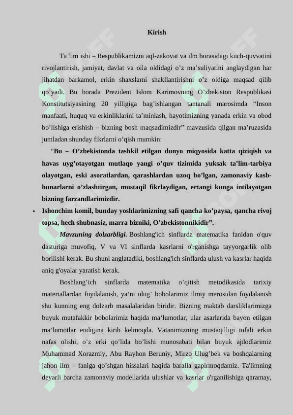 Umumiy o'rta ta'lim maktablari matematika fanini "Oddiy kasrlar" mavzusini o'qitish metodikasi 3
