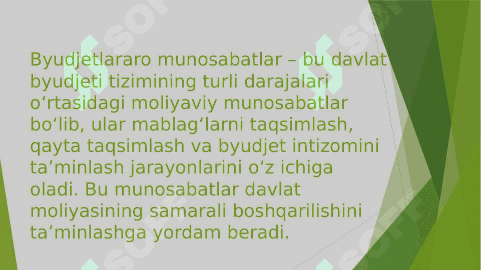Budjetlararo munosabatlar 3