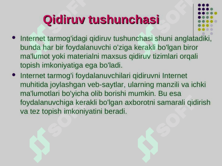 Internet xizmatlari bilan ishlash 4