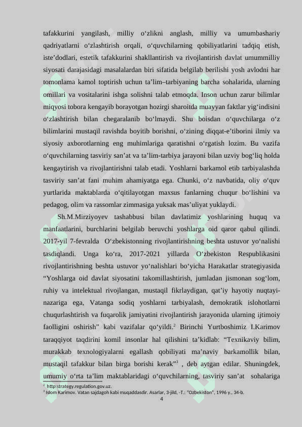 Tasviriy san’at darslarida O‘zbekiston rassomlarining ijodini o‘rgatish metodikasi 4