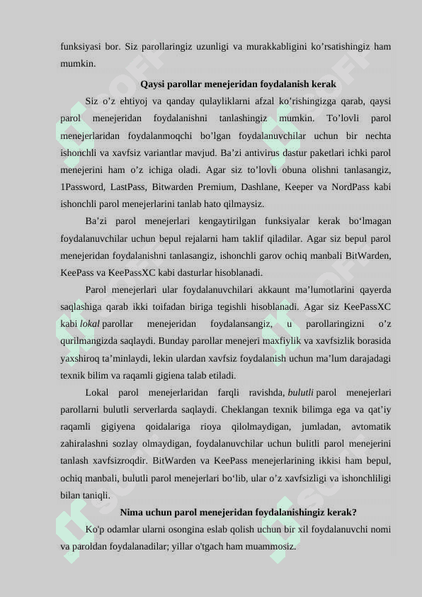 Parollarni boshqarish tizimlari (masalan, LastPass) va ulardan foydalanish..docx 7