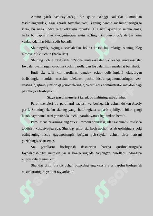 Parollarni boshqarish tizimlari (masalan, LastPass) va ulardan foydalanish..docx 8