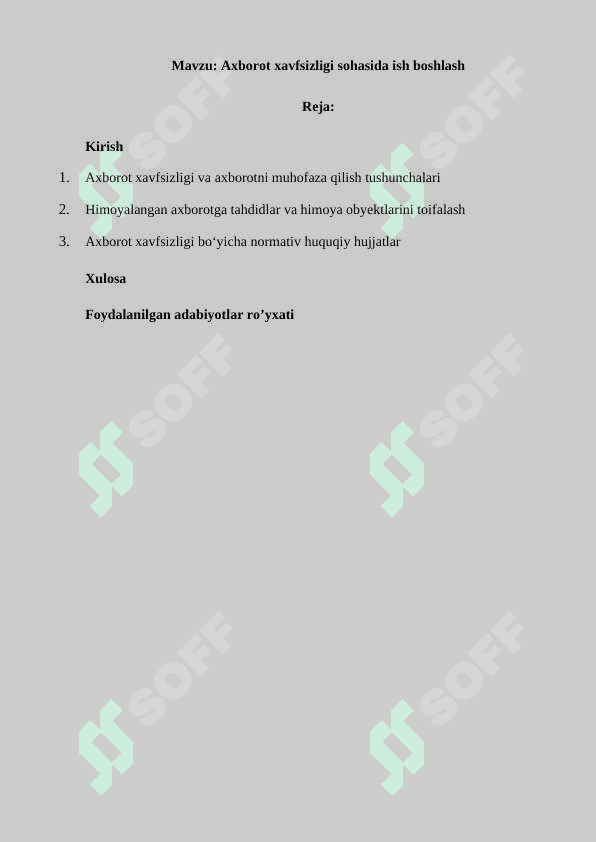 Axborot xavfsizligi sohasida ish boshlash.docx 2