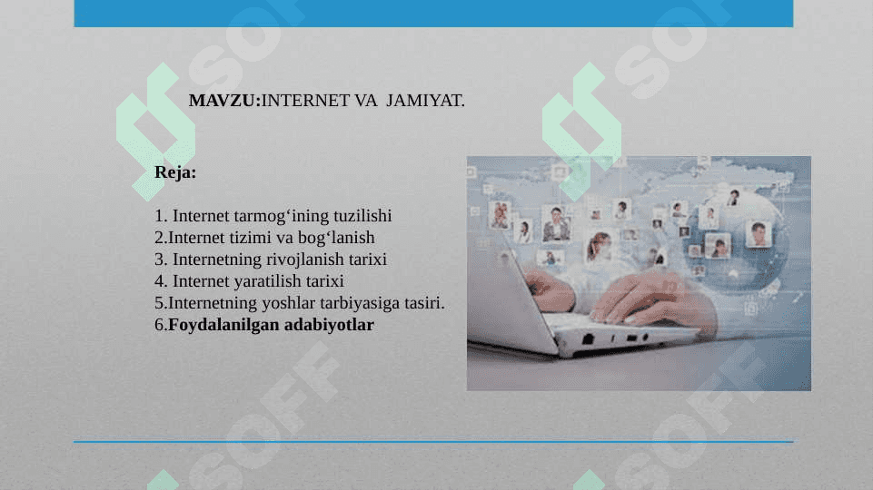 Internet va jamiyat. 2