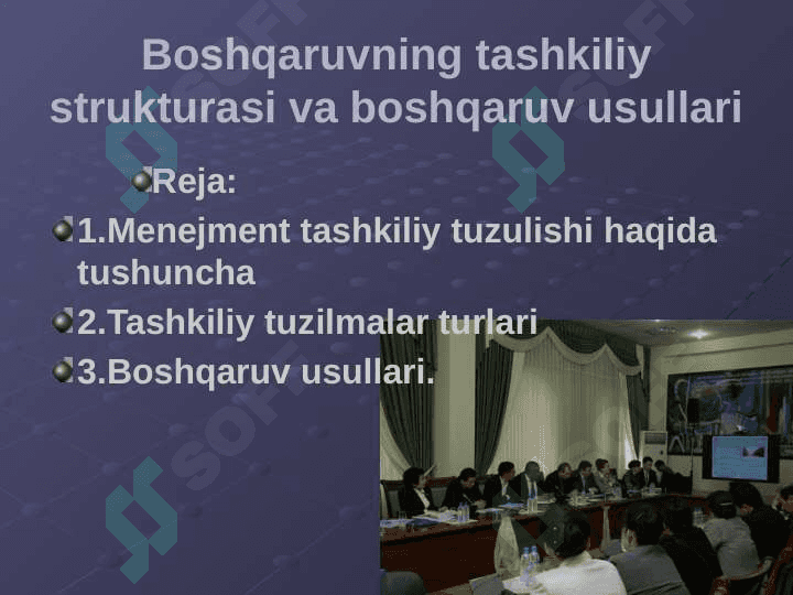 Moliyaviy tuzilmalarda moliyaviy boshqaruv strukturasi 2