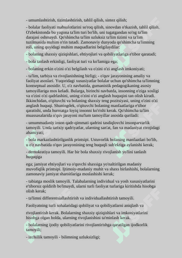Maktab yoshidagi bolada estetik hissiyotni shakillantirish. 7