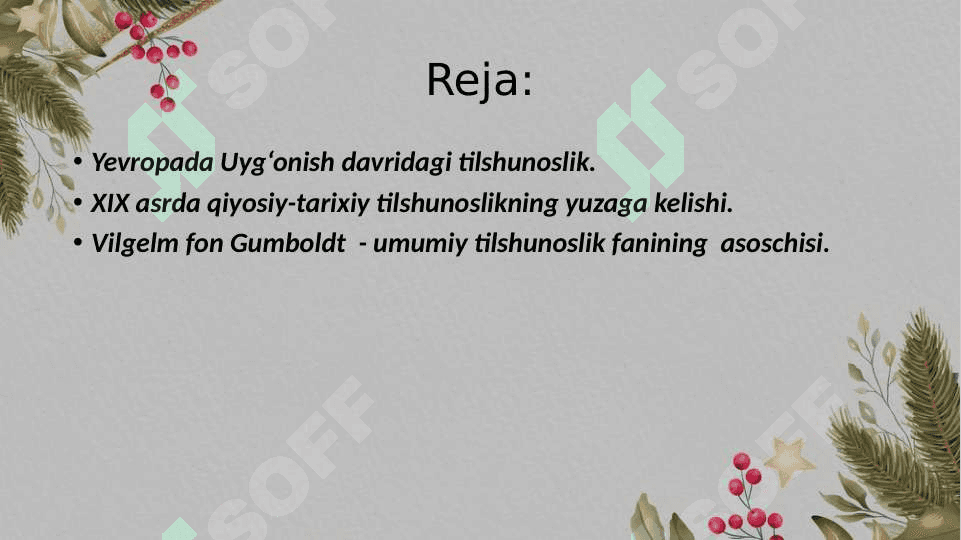 XIX asrda qiyosiy-tarixiy tilshunoslikning vujudga kelishi 2