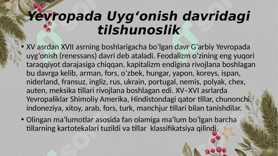 XIX asrda qiyosiy-tarixiy tilshunoslikning vujudga kelishi 3