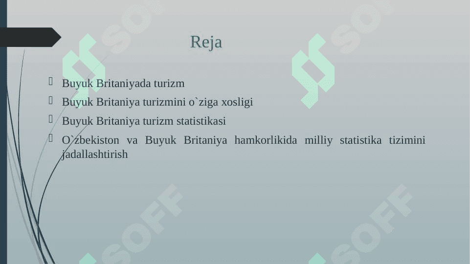 Xorijiy mamlakatlarda turizm statistikasi tizimi (Buyuk Britaniya) 2