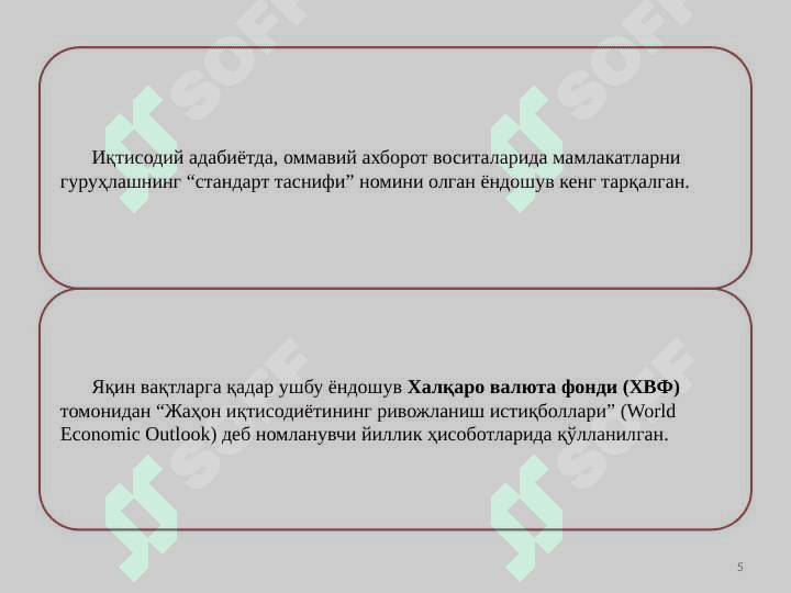 Глобал иқтисодиётнинг ўзгарувчан контурлари ва драйверлари 5
