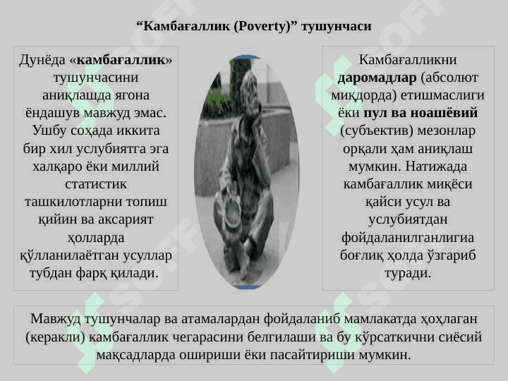 Жаҳон хўжалигида камбағаллик ва очлик муаммолари 5