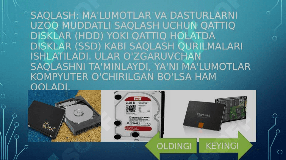 Tizimli blok qismlari bilan tanishish 2