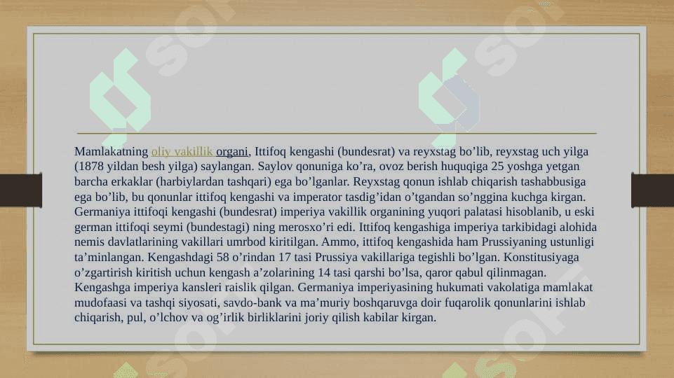 XIX asrning ikkinchi yarmida Germaniyaning tashqi siyosati 3