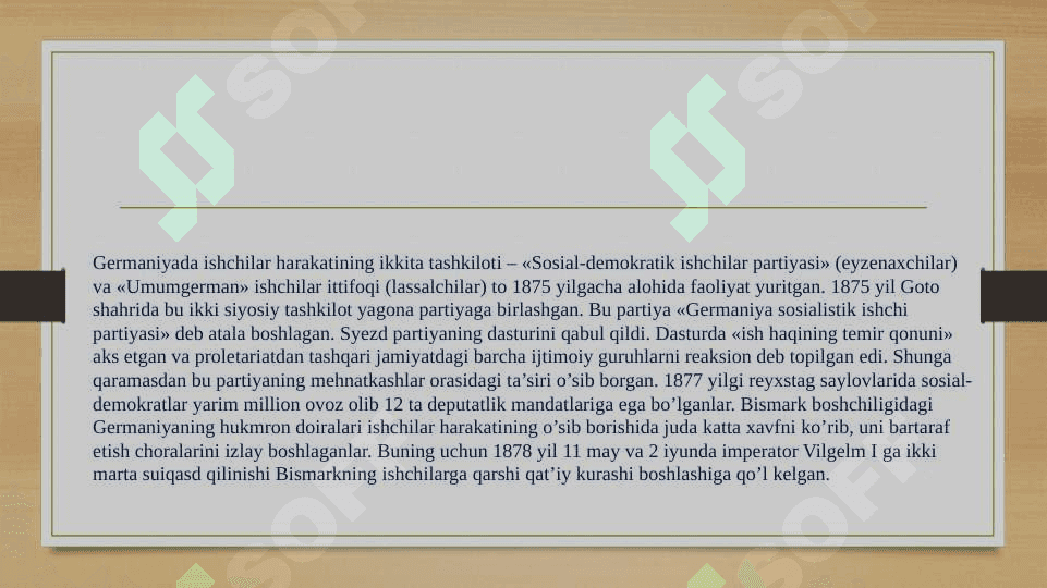 XIX asrning ikkinchi yarmida Germaniyaning tashqi siyosati 7