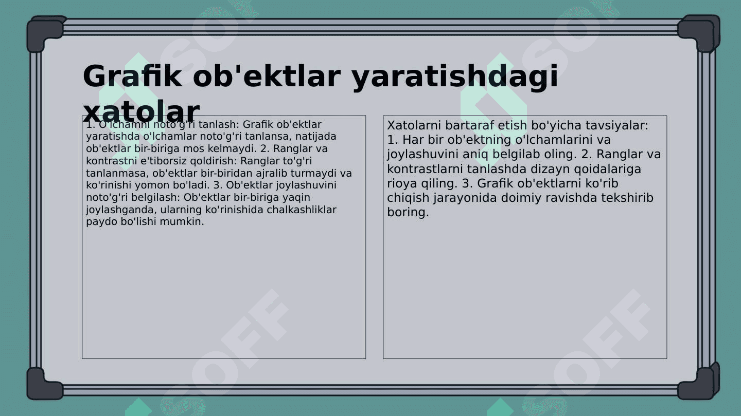 Wordda grafik ob'ektlarni hosil qilish va ularni tahrirlash 7