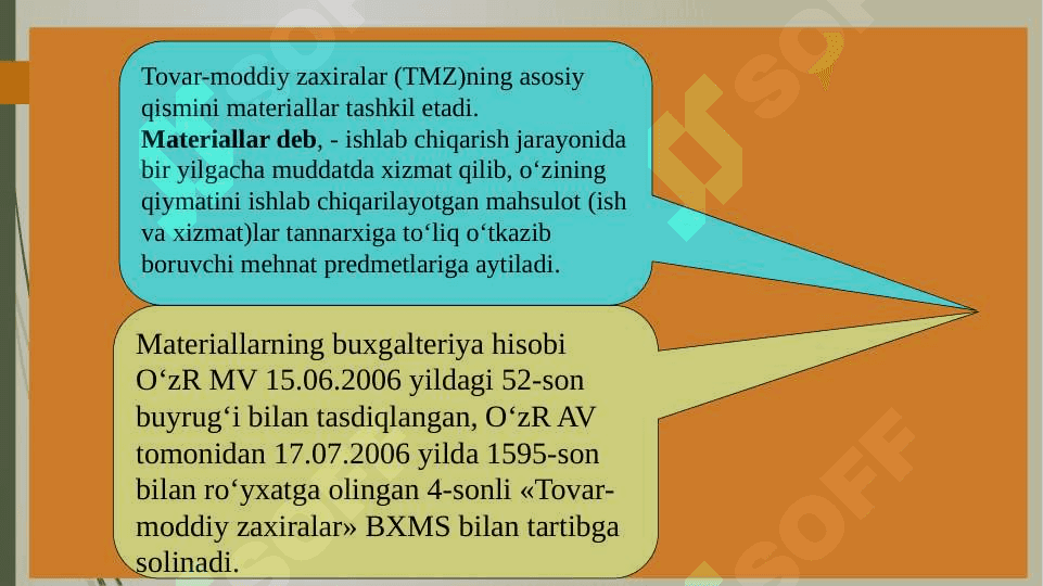 MATERIALLAR HISOBI 2