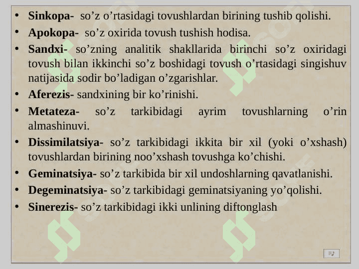 Fonetik hodisalar 3