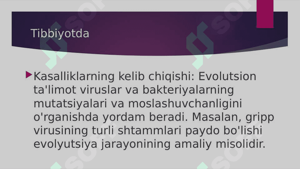 Evolutsion ta’limotning amaliy va nazariy ahamiyati. Evolutsion ta’limotni va tabiatni muhofaza qilish 3