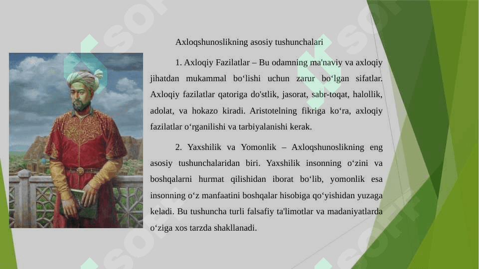 Axloqshunoslik fanini oʻrganishda Alisher Navoiyning tutgan oʻrni 6