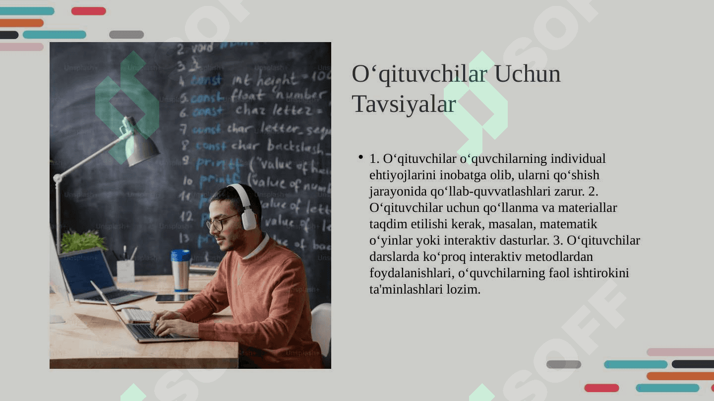 Yuz ichida qoʻshish va ayirishni oʻrgatish metodikasi 7