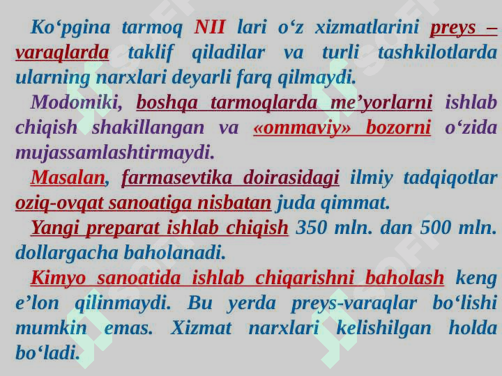 YANGI MAHSULOT VA XIZMATLARNI LOYIHALASHTIRISH 7