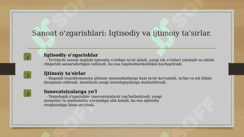 To rtinchi sanoat inqilobi va raqamli transformatsasi 6