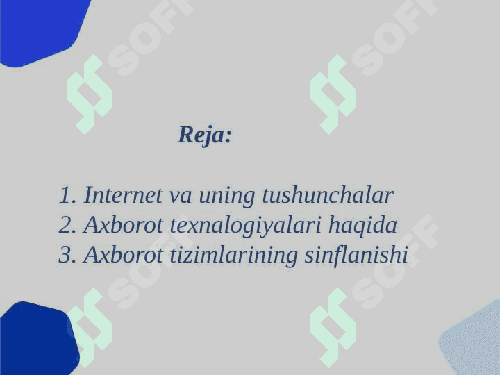 Internetning asosiy tushunchalari 2