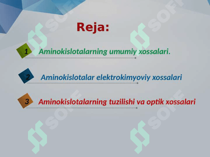 Ayrimlar aminokislotalarning almashinuvi 2