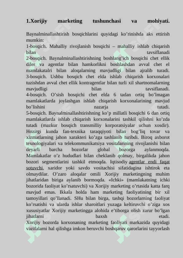 Marketing xizmatini yaratishning xorijiy tajribalari 3