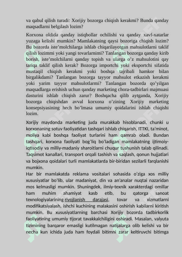 Marketing xizmatini yaratishning xorijiy tajribalari 4