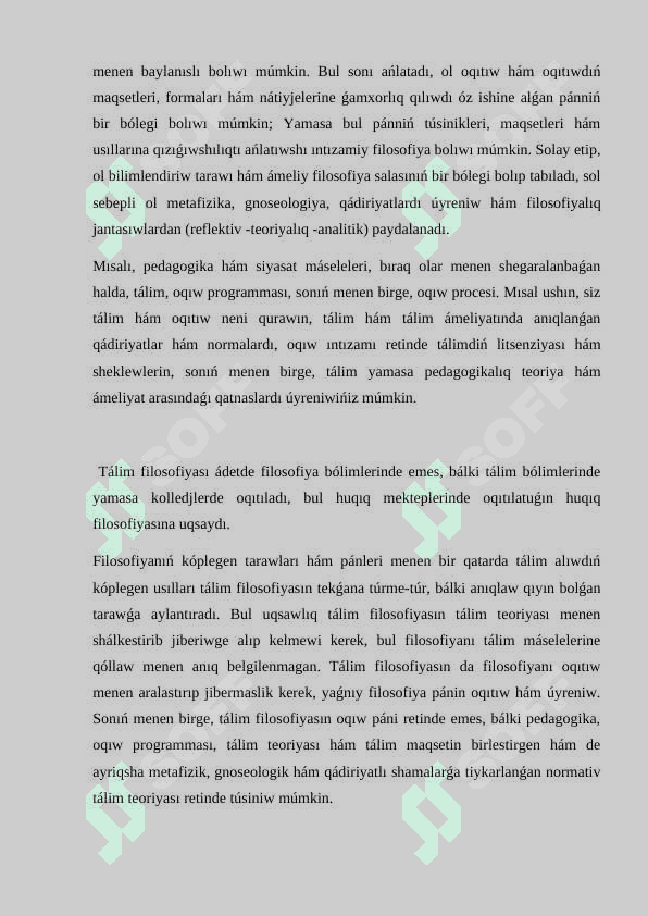 ILIM FILOSOFIYASINIÑ QALIPLESIWI 4