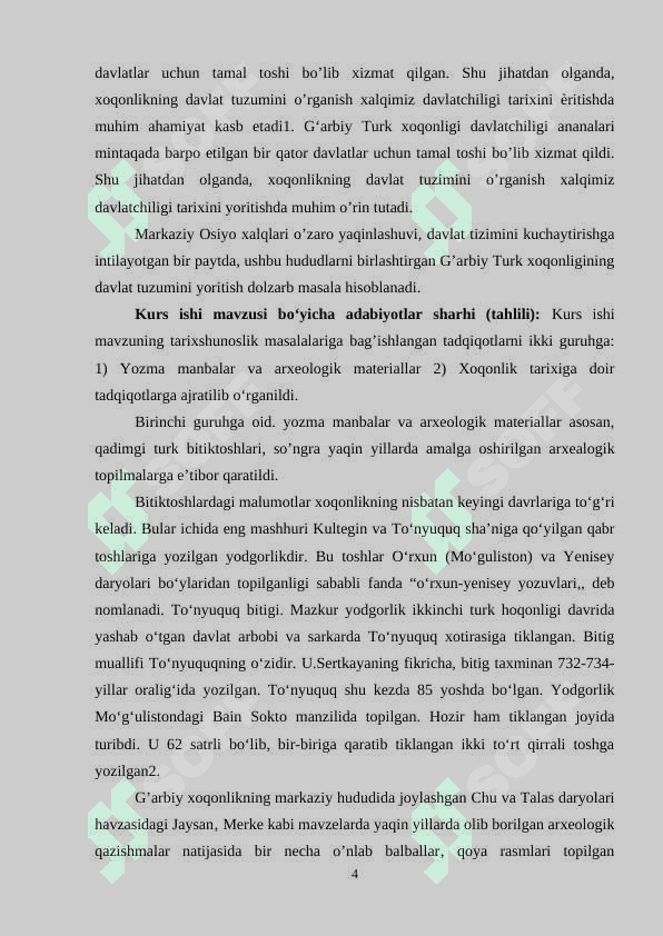 O'rta Osiyo xalqlari Turk xoqonligi davrida 4