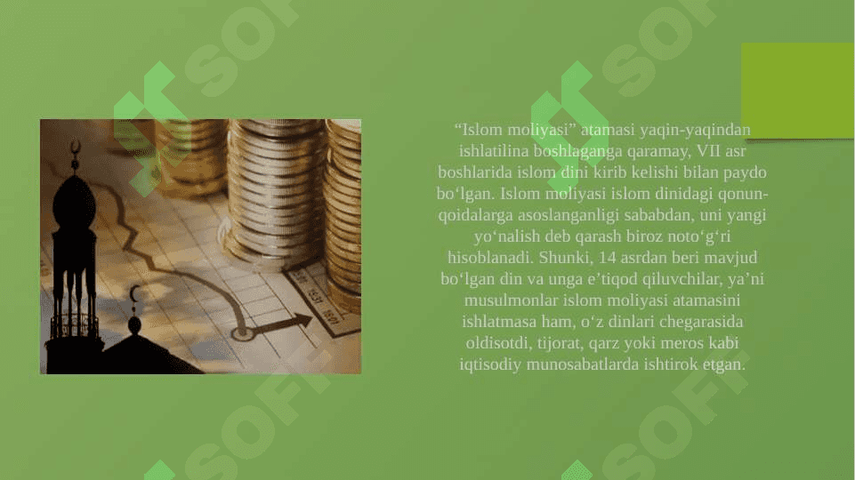 Islomiy moliya tizimida islom moliya instrumentlari 4