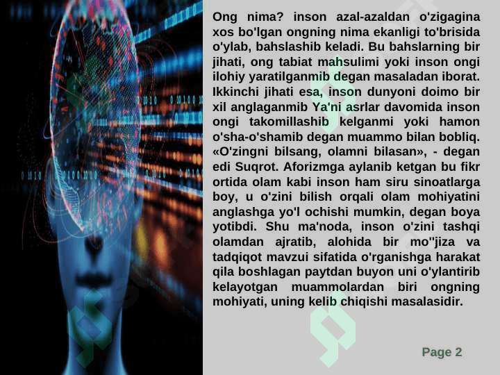 Ong haqida tushuncha 2