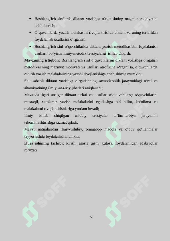 Kurs ishi 5