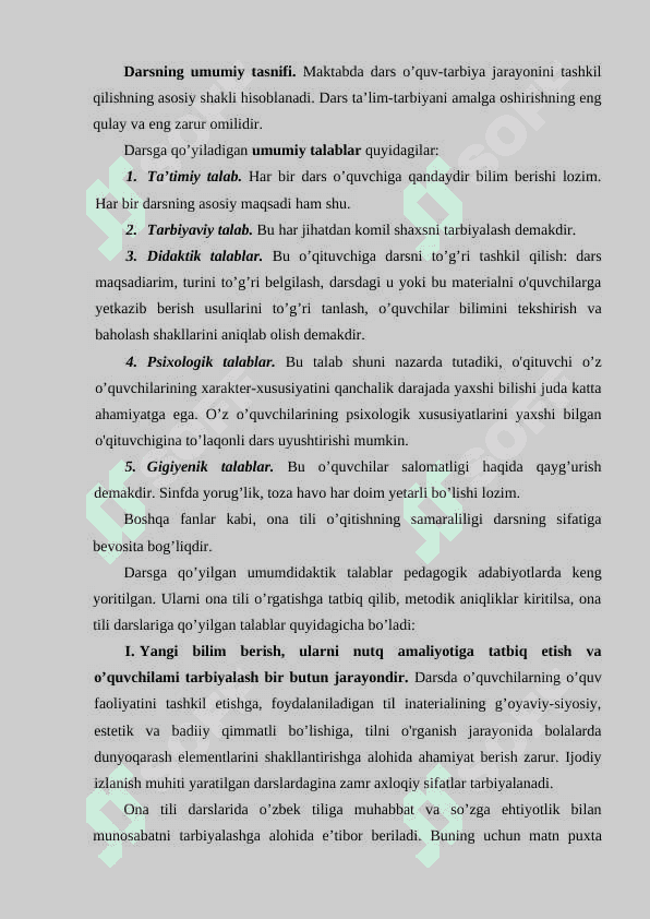 Boshlangʻich sinflarda ona tili darslarining turlari 2