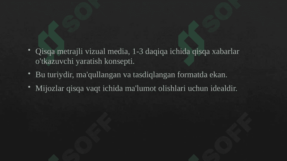 Qisqa metrajli vizual media mahsulotlar yaratish 2