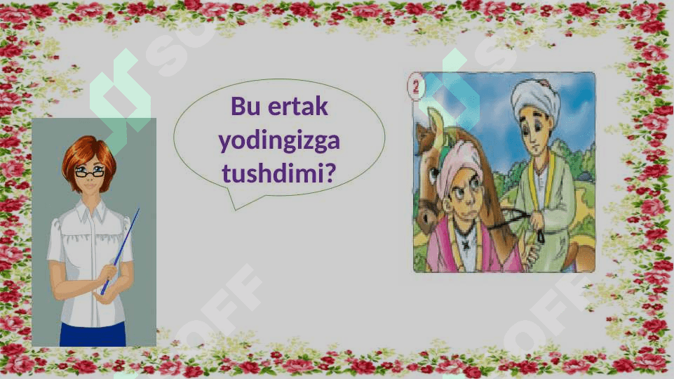 Ertaklar yaxshilikka yetaklar 6