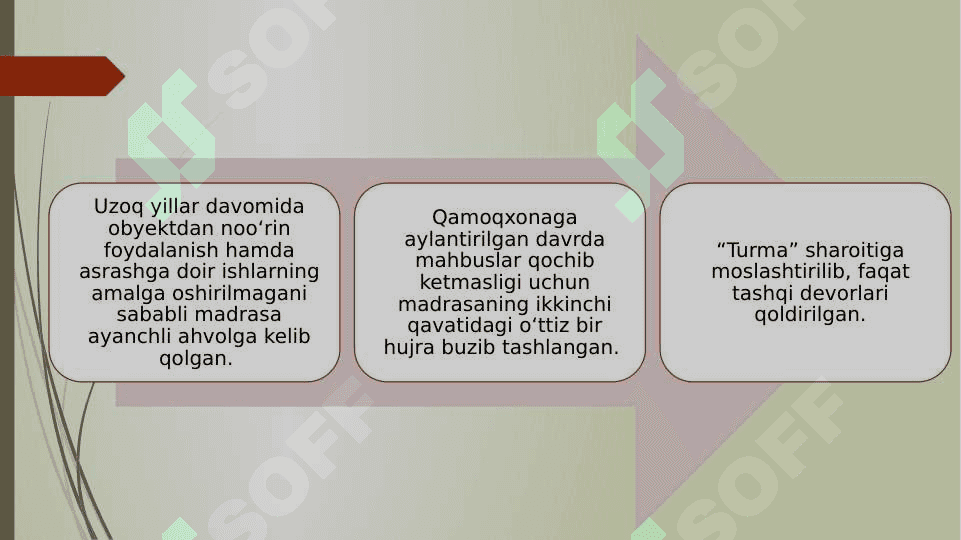 G’oziyon va Xoja Porso madrasalari 30.pptx 8
