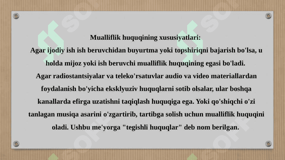 Mualliflik huquqi. Hammualliflik haqida tushuncha 4