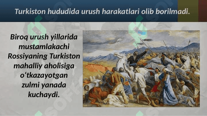 Birinchi jahon urushi va Turkiston. 3