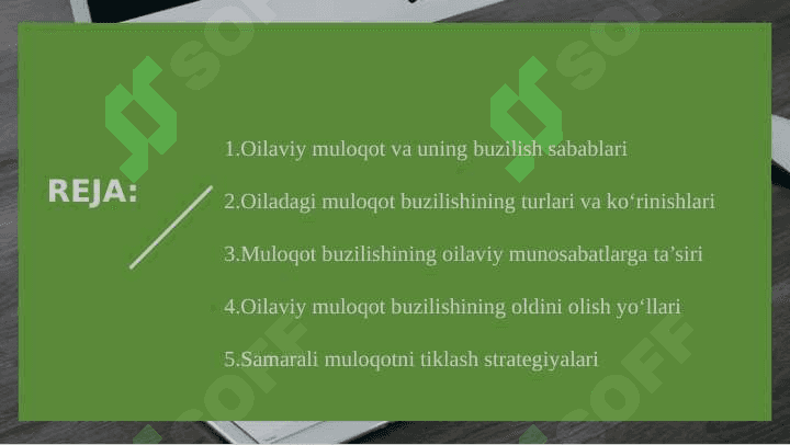 Oilada muloqotning buzilishi SLAYD 40 SAHIFA 2