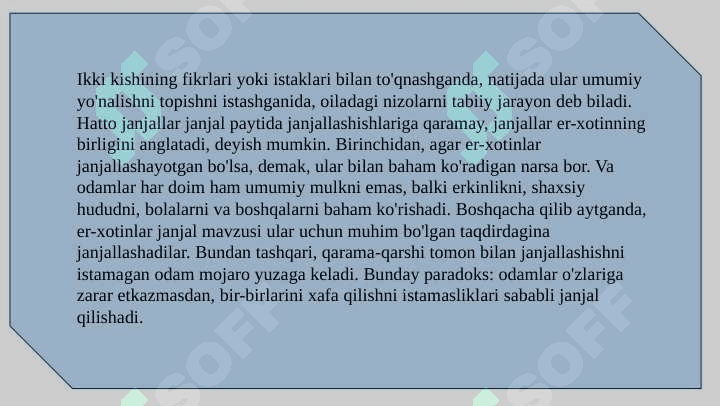 Oilada muloqotning buzilishi SLAYD 40 SAHIFA 6