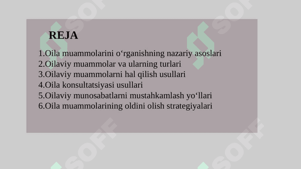 Oila muammolari bo’yicha konsultatsiya. SLAYD 40 SAHIFA 2
