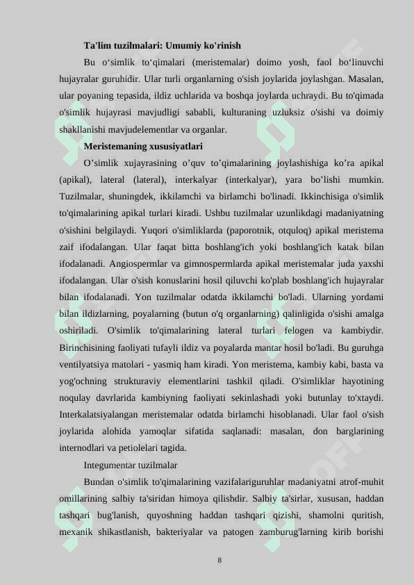O‘simlik to‘qimalarining klassifikatsiyasi va ularning ahamiyati.docx 8