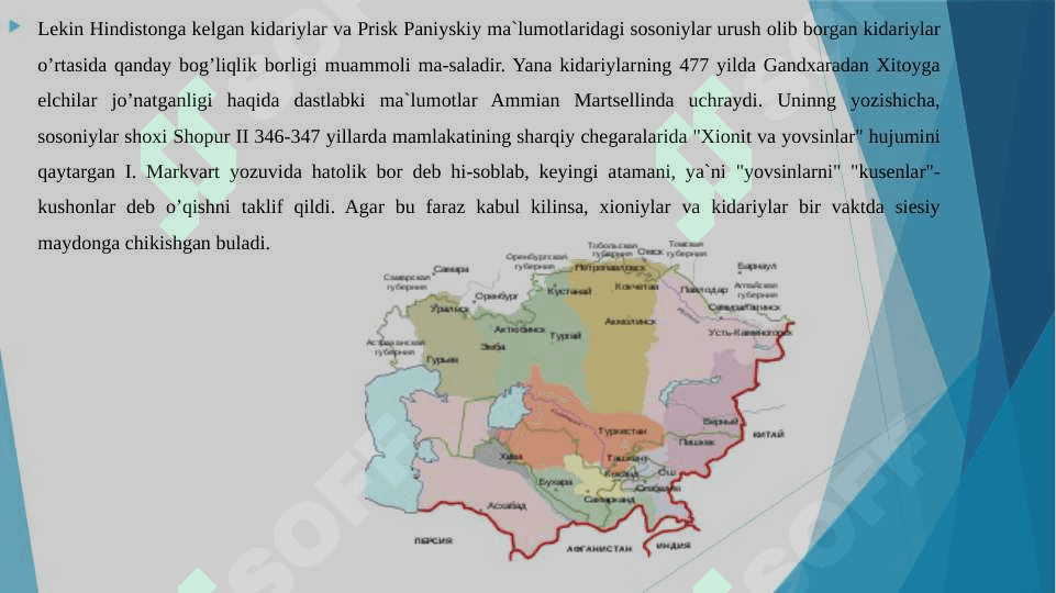 O'RTA OSIYONING ILK O'RTA ASRLARDAGI TARIXIY GEOGRAFIYASI, ILK O'RTA ASRLARDA MAHALLIY HOKIMLIKLAR TARIXIY GEOGRAFIK TAVSIFI 6