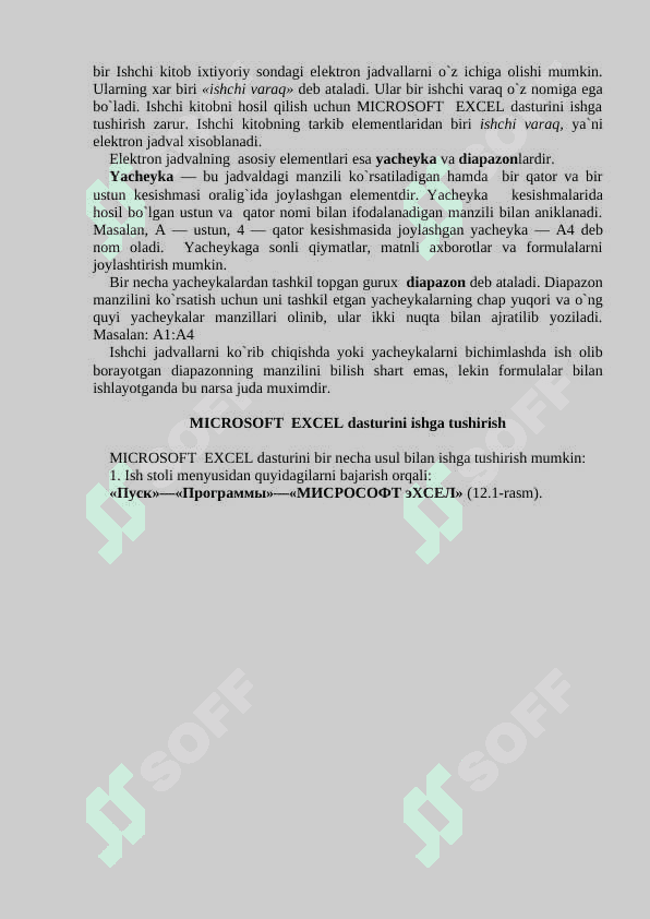 MS Excelda diagrammalarni yaratish 3
