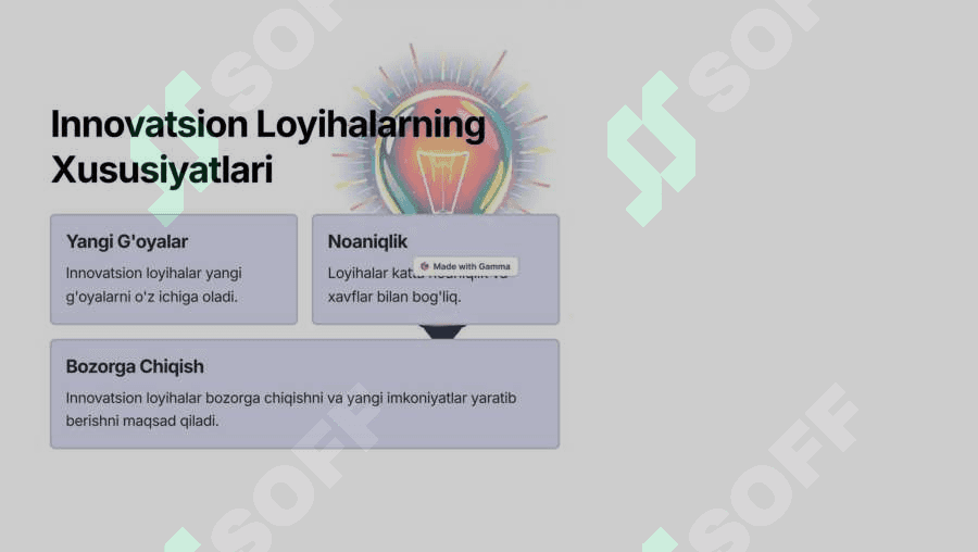 Innovatsion Loyihalar Portfelini Shakllantirish 3